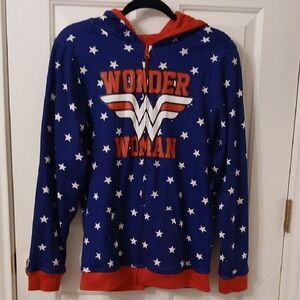Reversible Wonder Woman Zip Up Hoodie ( unworn )
